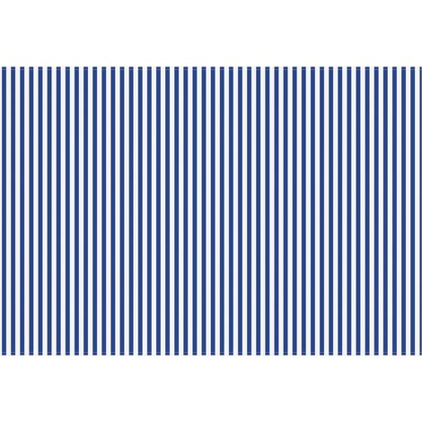 vidaXL  Awning Replacement Fabric  Blue and White 300 x 250 cm Polyester