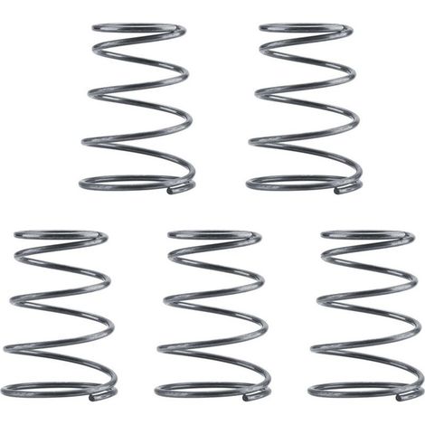 Jeffergarden Garosa 5pcs Tondeuse à Gazon tête Bosse Bouton Ressorts en métal Brosse Universelle Coupe Outil de Jardinage de Remplacement-