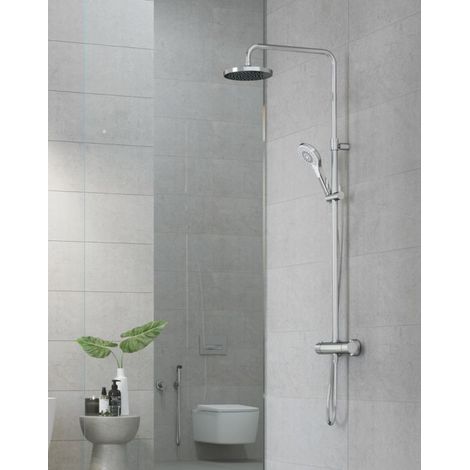 KLUDI DIVE Thermostat Dual Shower System, horizontal und vertikal (1/4)