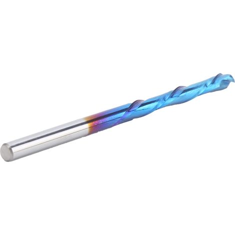 Fraises 2 tailles droite en acier tungstène pour CNC - 3,175x25x55mm - Outil de coupe fraisage (1/5)