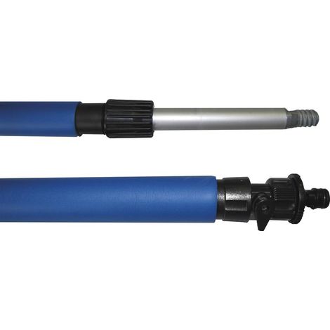 Manche télescopique alu à vis avec passage d'eau 2x900mm KARZHAN - 07316 (1/3)