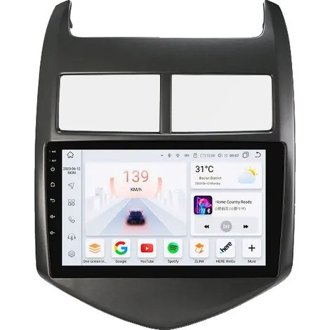 Reproductor multimedia para coche, control por voz, radio multicanal, compatible con Chevrolet Aveo 2 Sonic T300 2011-2015, S8 AHD2 AI (1/2)