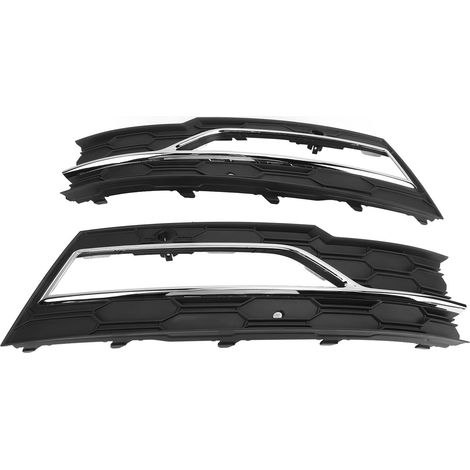 Unterer Frontgrill 5E3807681C, Nebelscheinwerferabdeckungen (Paar) für Octavia NX, Stoßstangeneinsatz links/rechts, Stoßstangengrill, 2-teiliges Set (1/5)