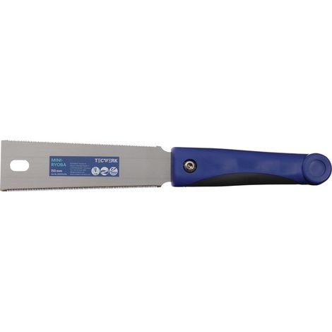 TECWERK Japansäge/Feinzugsäge Mini Ryoba Blatt-L.150mm Gesamt-L.330mm ger.2K-Griff (1/2)