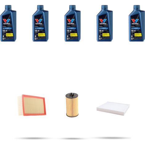 Kit tagliando 3 FILTRI e 5L OLIO compatibile con Opel Mokka Mokka X 1.6 85kw Dal 2012 (1/5)