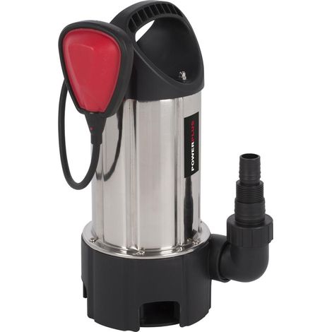Pompe submersible pour eaux usées en acier inoxydable 900w powew67915 powerplus (1/5)