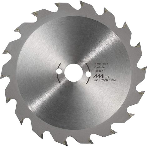 Lame de scie circulaire pour panneaux de particules, lame de scie pour bois/bois dur, 150 x 20 mm, coupes nettes, nombre moyen, 18 dents Z-18 (1/5)