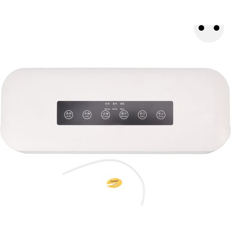 Petite machine à emballer sous vide pour aliments humides et secs, double usage, nettoyage facile, machine à emballer sous vide pour aliments en plastique de cuisine, prise UE 220 V (1/5)