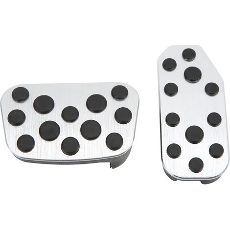 Ensemble de couvre-pédales d'accélérateur et de frein en alliage d'aluminium antidérapant de remplacement pour Alphard 2015-2019 (1/5)