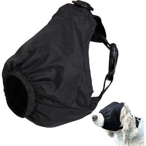 Filiyano-Masque pour les yeux pour chien, protection solaire, anti-excitation, soulage le stress, noir, 1 pièce (1/5)