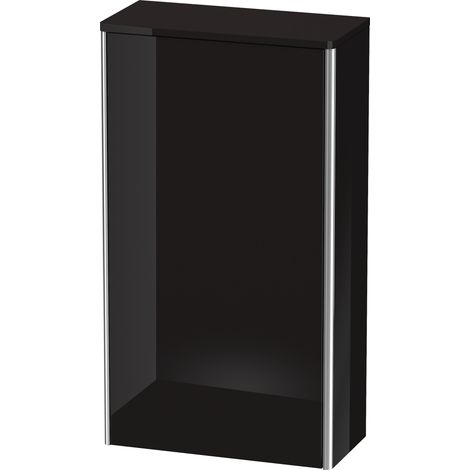 Armario Duravit XSQUARE 880x500x236mm apertura derecha negro alto brillo