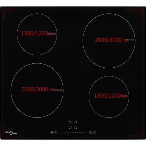 FIMEI Plaque de cuisson à induction 4 brûleurs Contrôle tactile 7000W (1/4)