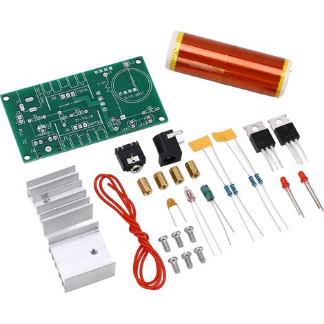 Kit Bobine Musicale DIY Générateur Arc Plasma Transmission Sans Fil Expérience 15-24V DC (1/5)