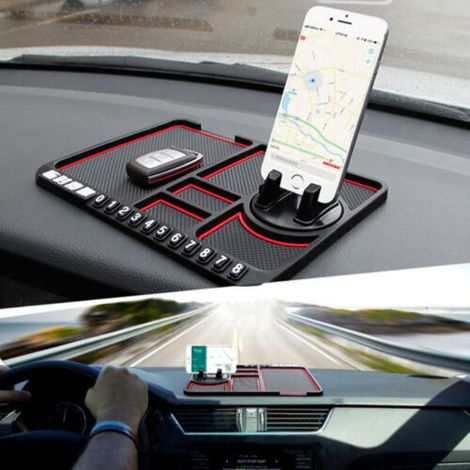 Support de téléphone portable antidérapant à 360° pour voiture. support pour smartphone de tableau de bord (Allemagne) (1/5)
