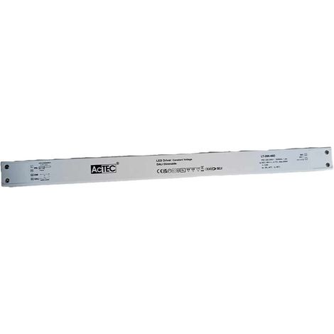 Alimentatore Dimmerabile DALI2 PUSH Pulsante 48V 200W Super Slim 450X32X23mm