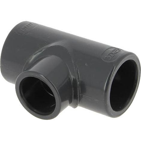 Té PVC pression réduit femelle-femelle 90° Ø32-25