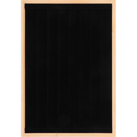 Plateau à bagues à 7 rangées empilables, revêtement anti-rayures, boîte de rangement et de présentation pour boucles d'oreilles de style tiroir, noir. (1/5)