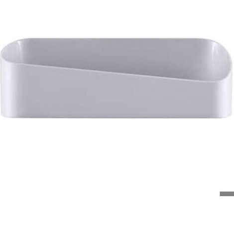 Organisateur d'étagère de salle de bain - - Sans modèle - Fixation adhésive - Gain de place - Installation sans perçage