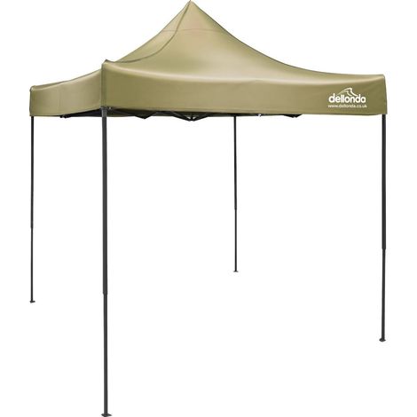 Sealey DG303 Dellonda 2x2m Pop-Up Gazebo Canopy with Water-Resistant Carry Bag, Stakes & Weight Bags - Beige (1/3)