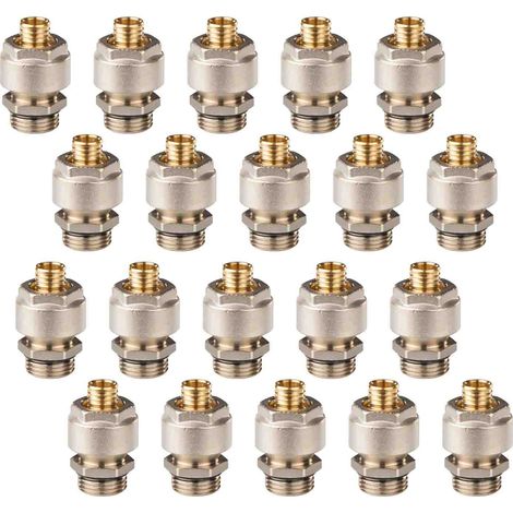 Anschlussverschraubung 1/2 Zoll Universal 17 x 2 mm 20 Stück