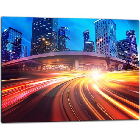 Tablero de corte de placa de vidrio 52x40 ciudad (1/5)