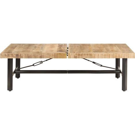 Maison Exclusive - Tavolino da Salotto 142x90x42 cm in Legno Massello di Mango (1/5)