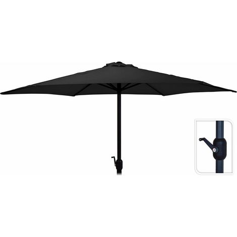 Ombrello parasole ø300cm Altezza massima 248cm Colore: Grigio Antracite