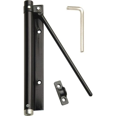 Muelle Puerta Wolfpack Aluminio Anodizado Negro (Blister 1 Pieza) (1/3)