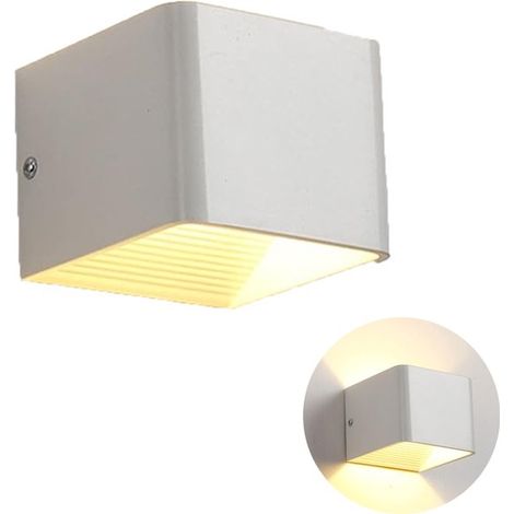 Applique murale rechargeable avec télécommande - blanc - Sans fil - Lumière à trois couleurs - Dimmable - Veilleuse - Applique murale sur piles (1/5)