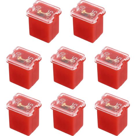 8 x Fuse Cartridge 48VDC 50A for Car Truck RV Boats (1/5)