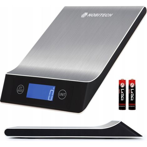 COCINA ELECTRÓNICA DE PRECISIÓN CON ESCALA TÁCTIL, 7 UNIDADES, 10 KG/1 G