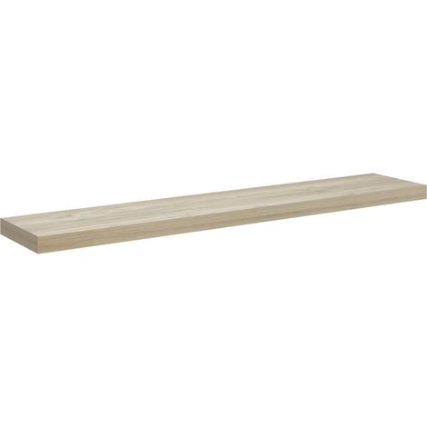 Maison Exclusive - Schweberegal Eichen-Optik 120x23,5x3,8 cm MDF (1/5)