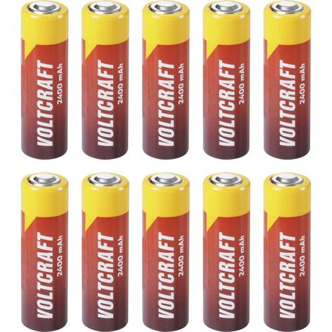 VOLTCRAFT Batteria speciale Stilo (AA) Button-top Li-SoCl2 3.6 V 2400 mAh 10 pz. (1/2)