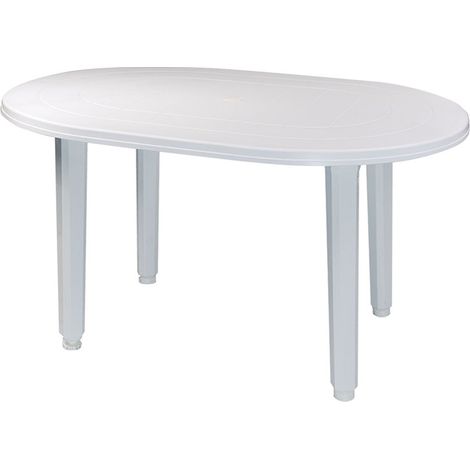 GARDEN LIFE mesa resina oval 130x90 cm blanca 4020 , Mesa Oval 130 x 90 cm. 4020 BlancaMarca: Garden LifeModelo: 4020Se sirve desmontada y es de muy fácil montajeRe
