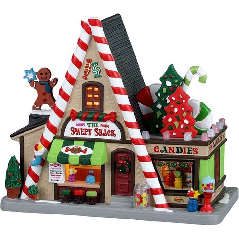 Decorazione "La dolce baracca" per Villaggio di Natale e presepe, in Porcellana da h 10,3 cm (1/4)
