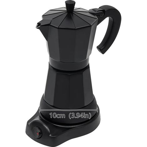 Cafetière Électrique, Capacité de 300ml, Infusion Rapide, noir (1/2)