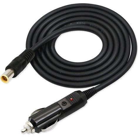DC7909 Chargeur allume-cigare vers DC 8 mm 7,9 x 5,5 mm Câble d'alimentation 12 V pour enregistreur de voiture, haut-parleurs Bluetooth, appareil photo, GPS, ordinateur portable (1/5)