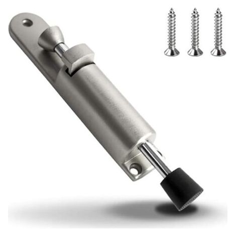 Alliage de Zinc Butoir de Porte Commande au Pied avec des Accessoires de Vis (1/5)