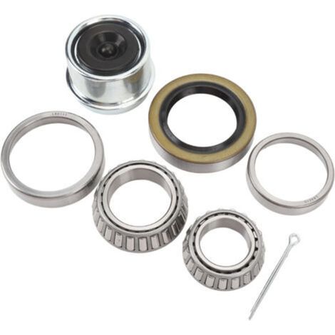 Kit de Moyeu de Roue de Remorque de Bateau, Kit de Roulement de Moyeu de Roue de Remorque, Résistance à l'abrasion de 3 500 LB pour Essieux de Remorque de 1-1/16 Pouces à 1-3/8