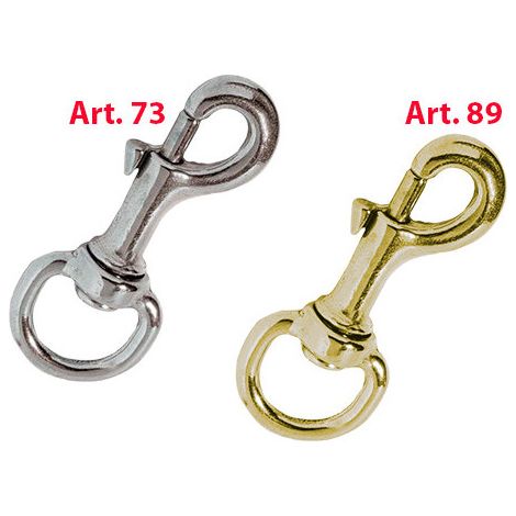Moschettone universale - Art. 89 - Finitura ottonati 3/4" - mm. 19  1 pz
