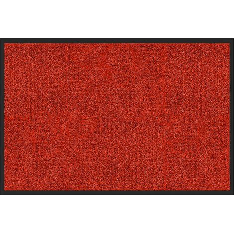 Tapis de Porte Paillasson d'entrée Rhine Rouge 135 x 200 cm