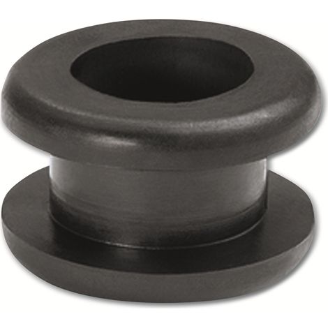Passe-câble HELLERMANNTYTON, 633-02060, Noir, PVC, Ø 10 mm, 1 pièce (1/2)