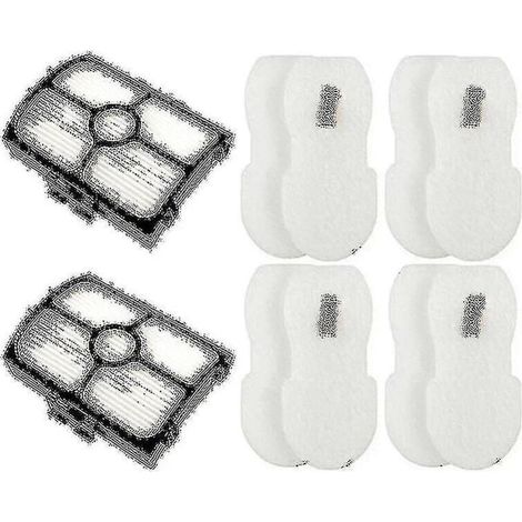 Kit de filtre de remplacement pour aspirateur balai filaire Stratos Ultralight Duoclean Powerfins Hz3000 Hz3002 (1/3)