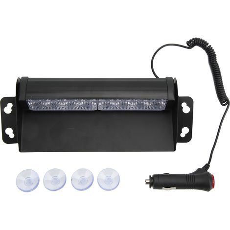 Universelle rote und blaue LED-Signalleuchte für Fahrzeuge (1/5)