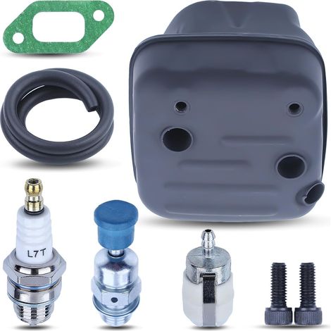 Silencieux Adefol pour Husqvarna 359 357 357XP EPA Jonsered 2159 CS 2156 CS2159 Pièces de tronçonneuse joint boulon soupape de décompression 503917601 remplacement (1/5)