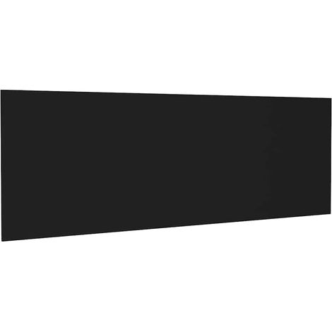 Cabecero de cama pared madera contrachapada negro 240x1,5x80cm vidaXL