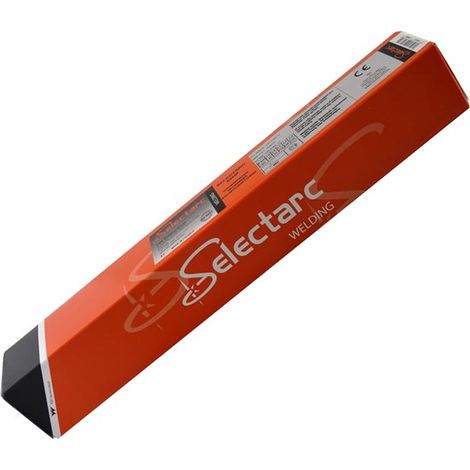 Selectarc – Electrode enrobée rutile acier 40 – 2,5x350mm – Soudage toutes positions – Pour chaudronnerie et constructions métalliques