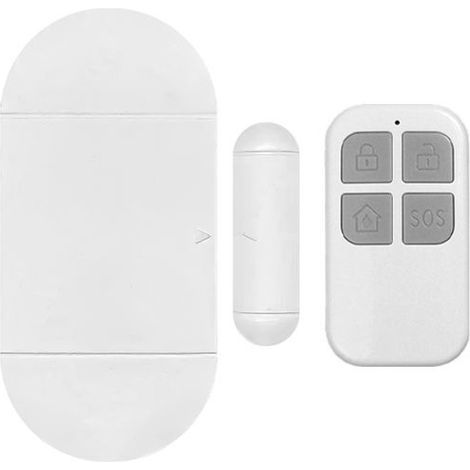 Allarme per porte e finestre, rilevatori wireless da 130 dB con telecomando e batterie incluse. (1/4)