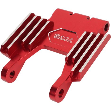 Support de siège avant en alliage d'aluminium pour moto LOSI 1/4 Promoto MX rouge (1/5)