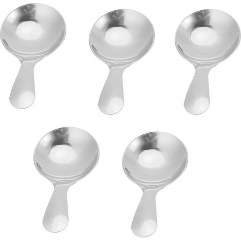 Ensemble de 5 Mini Cuillères en Acier Inoxydable (1/5)